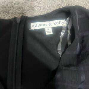 ALLISON&KELLY BLACK ROMPER DRESS:Size M